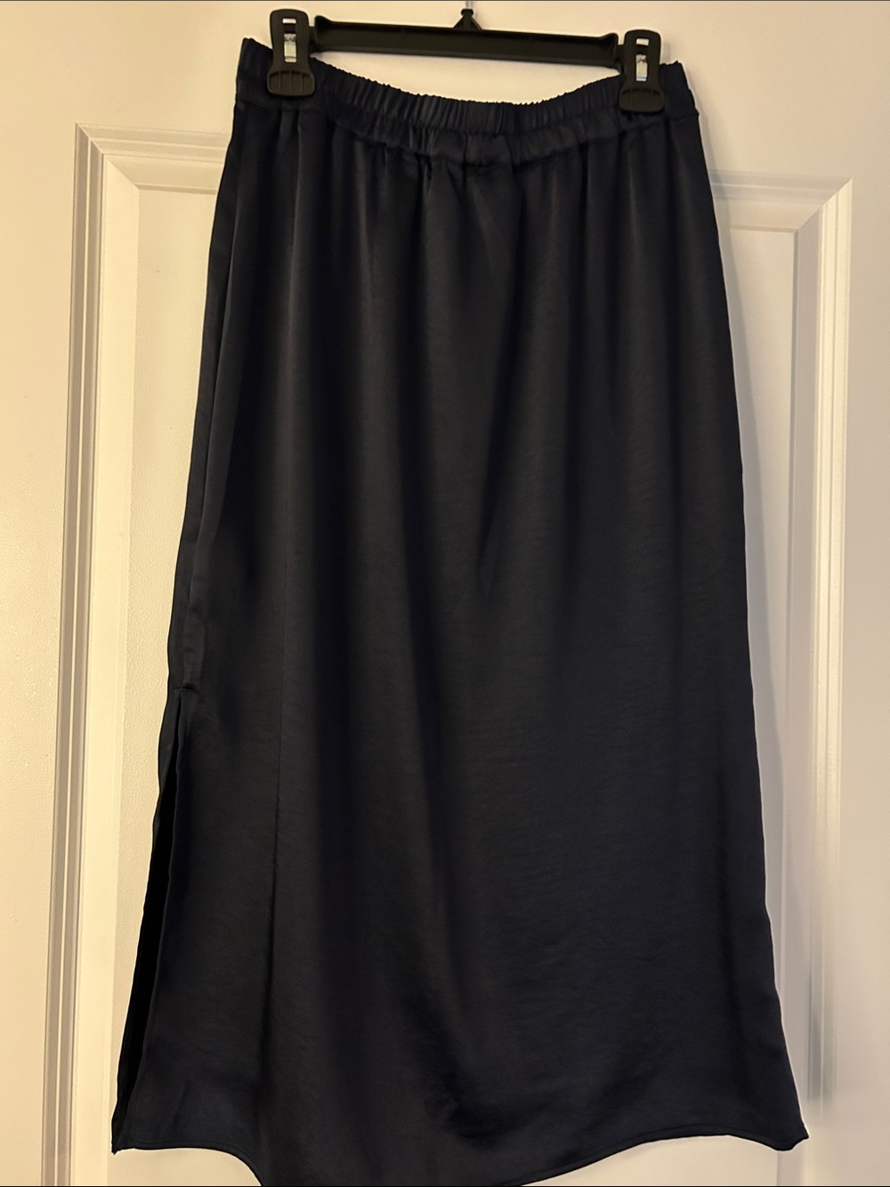 GAP Navy Elastic-Waist Maxi Skirt